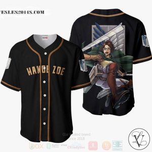 Hange Zoe Attack On Titan Anime Baseball Jersey Shirt