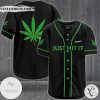 Happy 420 Just Hit It Baseball Jersey