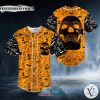 Happy Halloween Head Skull Baseball Jersey