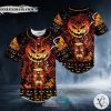 Happy Halloween Pumpkin Skull Baseball Jersey