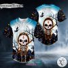 Happy Halloween Skull Baseball Jersey