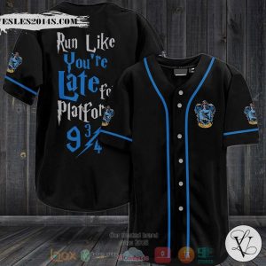 Harry Potter Ravenclaw Run Like You’re late for platform 9 34  Baseball Jersey