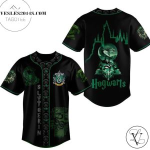 Harry Potter Slytherin Personalized Baseball Jersey