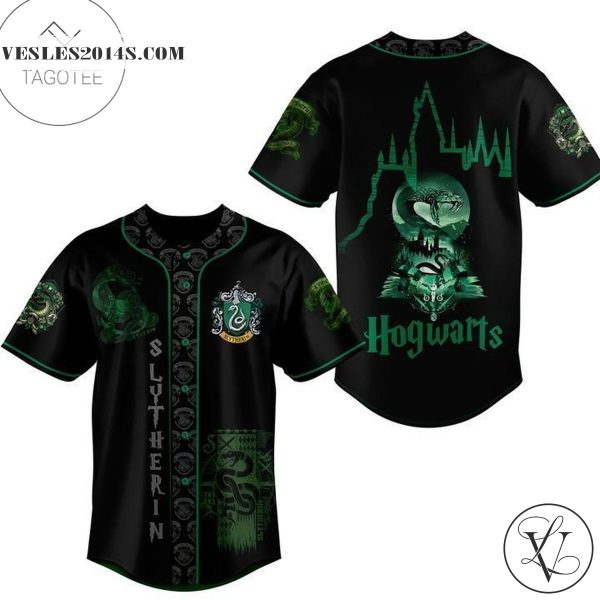Harry Potter Slytherin Personalized Baseball Jersey
