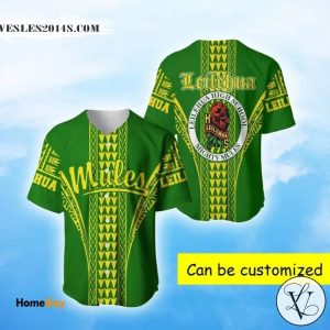 Hawaii Leilehua Polynesian Baseball Jersey