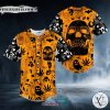 Head Halloween Skull Baseball Jersey