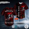 Heaven Don’t Want Me Red Hood Grim Reaper Skull Custom Baseball Jersey