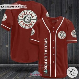 Heileman’s Special Export logo red Baseball Jersey