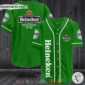Heineken beer green Baseball Jersey