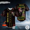 Hello Darkness My Old Friend Skull Custom Baseball Jersey