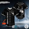 Hello Darkness My Old Friend Skull With Baseball Hat Custom Baseball Jersey