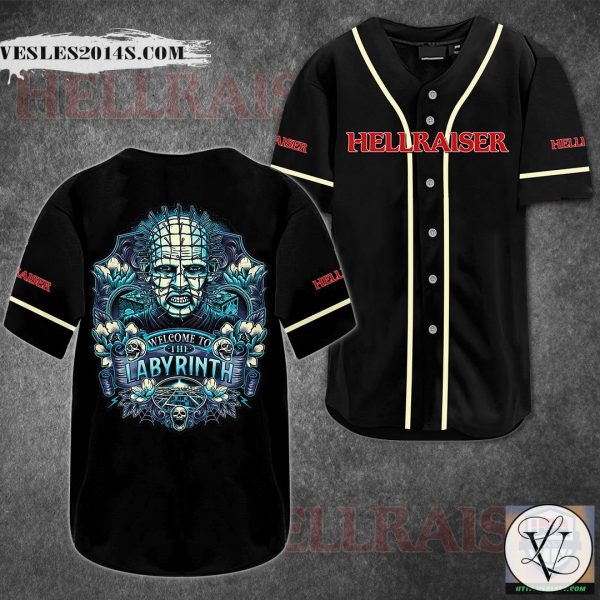 Hellraiser Welcome To The Labyrinth Baseball Jersey