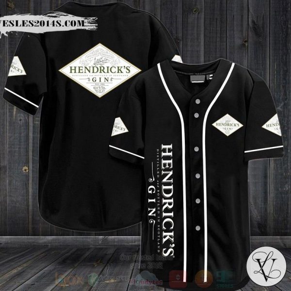 Hendrick’s Gin Baseball Jersey Shirt 1×0