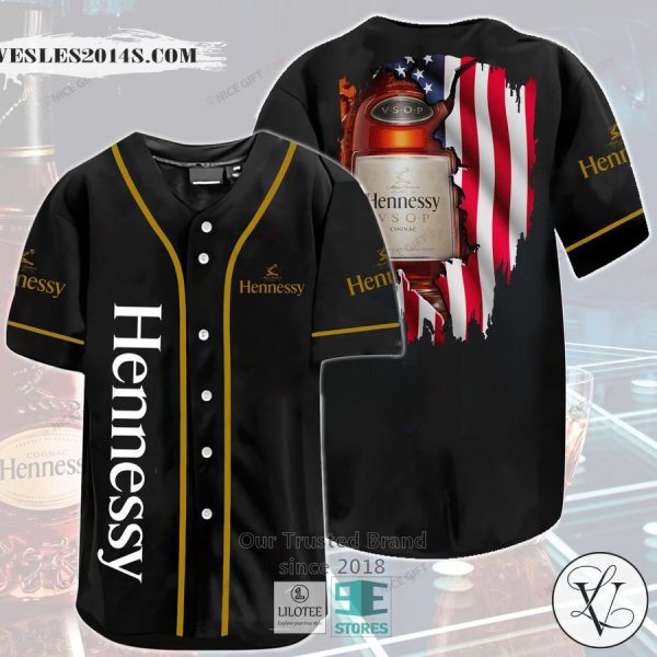 Hennessy US Flag Baseball Jersey