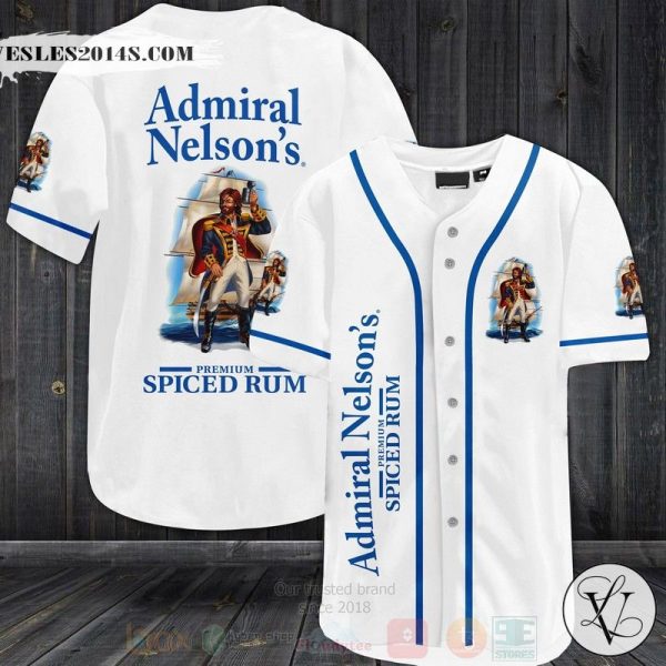 Horatio Nelson Spiced Rum Baseball Jersey Shirt