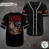 Horror Movie Characters Black Baseball Jersey Shirt
