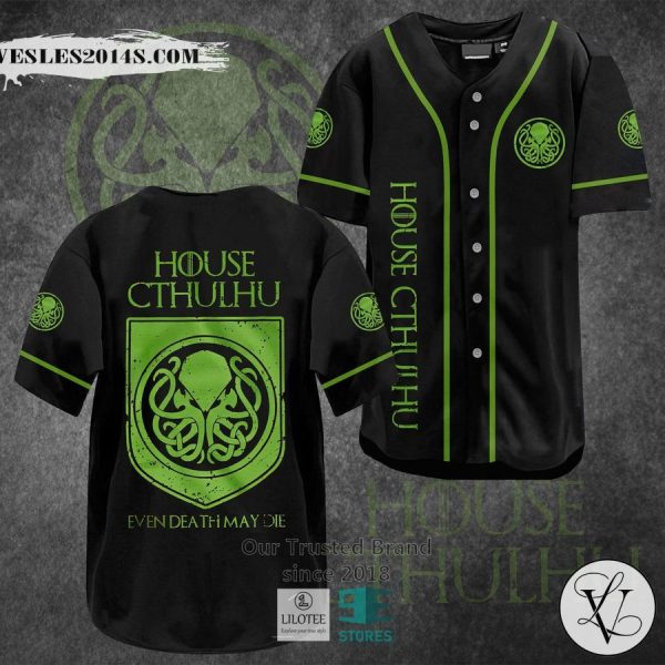 House of Cthulhu Horror Movie Baseball Jersey