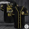 Hufflepuff Run Like You’re Late Platform Baseball Jersey Shirt