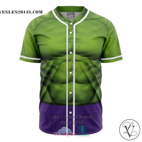 Hulk Cosplay Marvel Baseball Jersey
