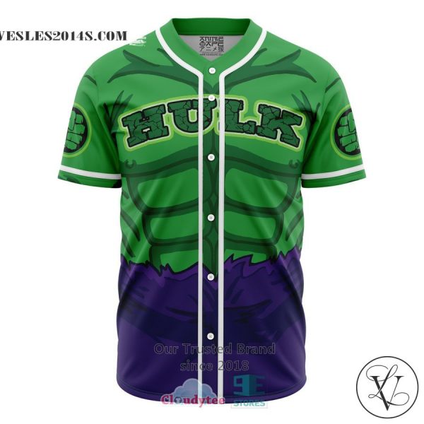 Hulk Marvel Baseball Jersey