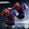 Ice Tiger Fire Skull Baseball Jersey