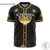Ichiraku Ramen Naruto Yellow Baseball Jersey