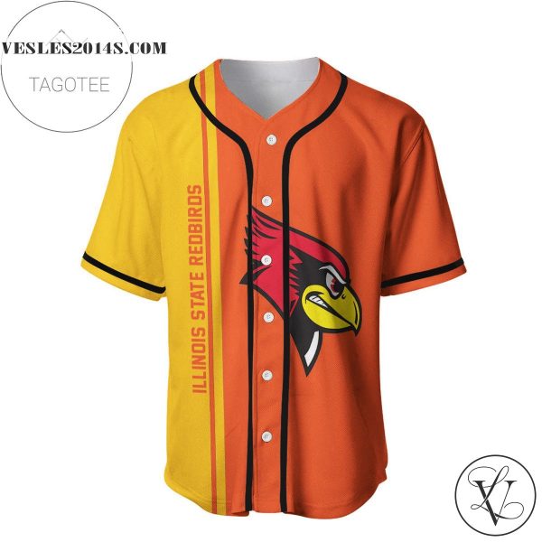 Illinois State Redbirds Baseball Jersey Half Style – NCAA