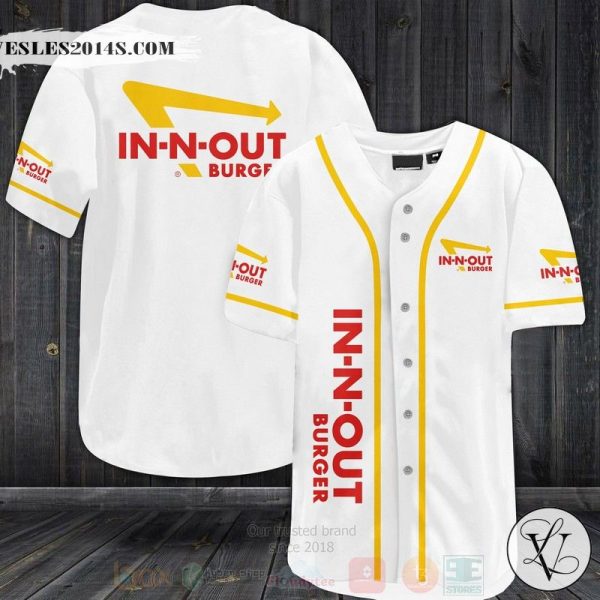 In-N-Out Burger Baseball Jersey Shirt