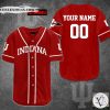 Indiana Hoosiers Men’s Basketball Personalized baseball jersey