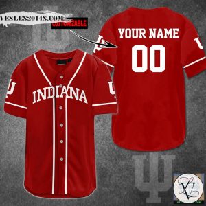 Indiana Hoosiers Men’s Basketball Personalized baseball jersey