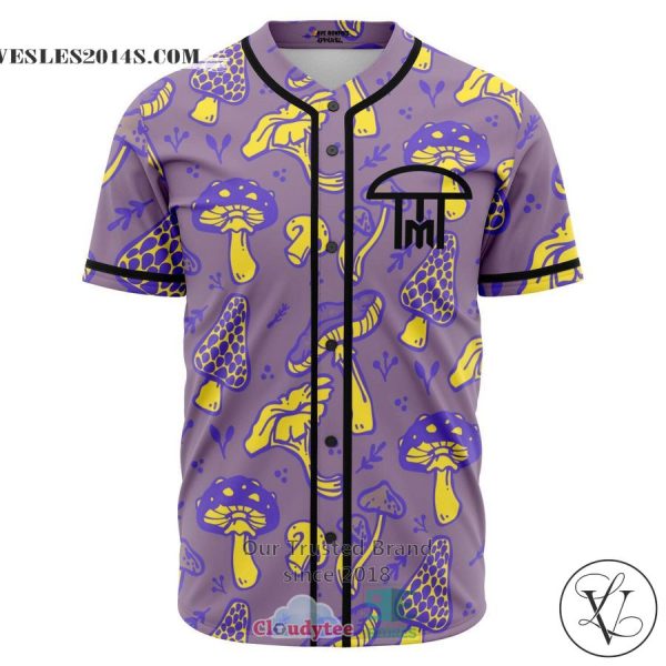 Infected Mushroom Skull Baseball Jersey