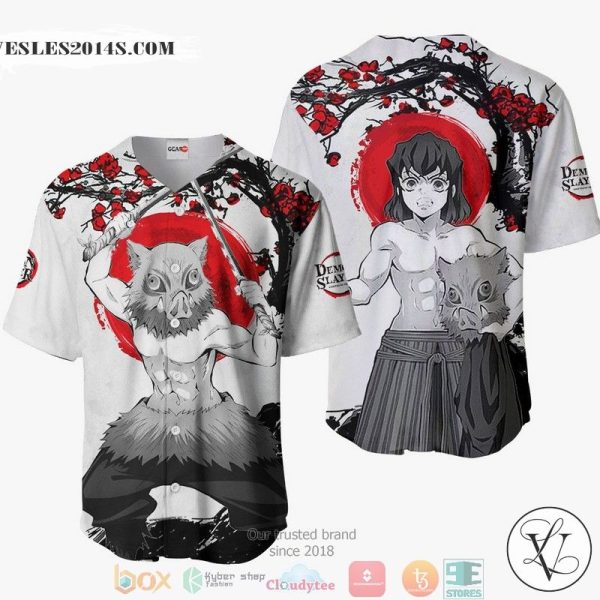 Inosuke Demon Slayer Baseball Jersey Shirt