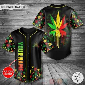 International Weed Day Custom Name Baseball Jersey Shirt