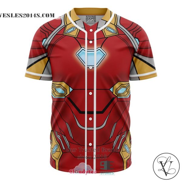 Ironman Cosplay Marvel Baseball Jersey