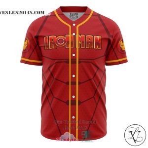 Ironman Marvel Baseball Jersey