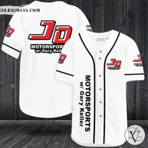 JD motorsports NASCAR baseball jersey