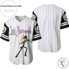 Jack Skellington All Over Print Pinstripe Baseball Jersey – White
