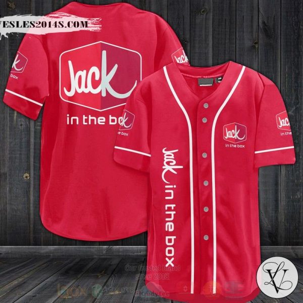 Jack in the Box Baseball Jersey Shirt