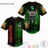 Jagermeister Flame Skull Baseball Jersey
