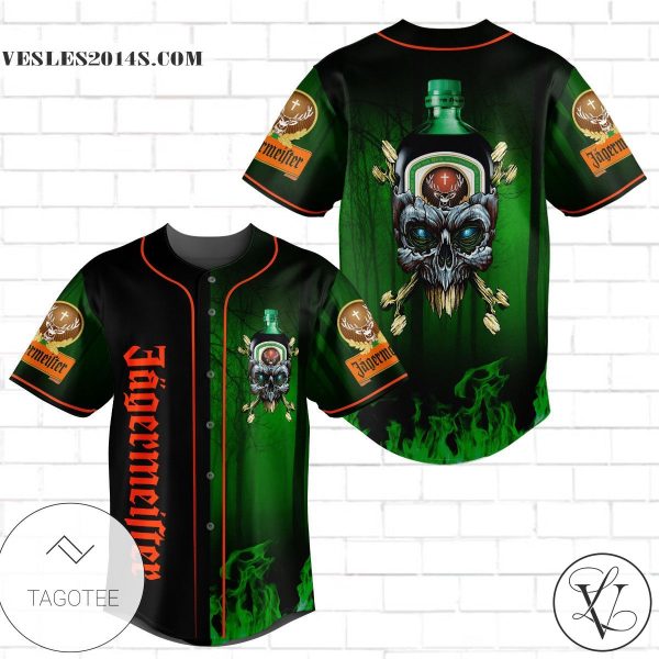 Jagermeister Skull Baseball Jersey