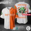 Jagermeister Your Name orange white Baseball Jersey