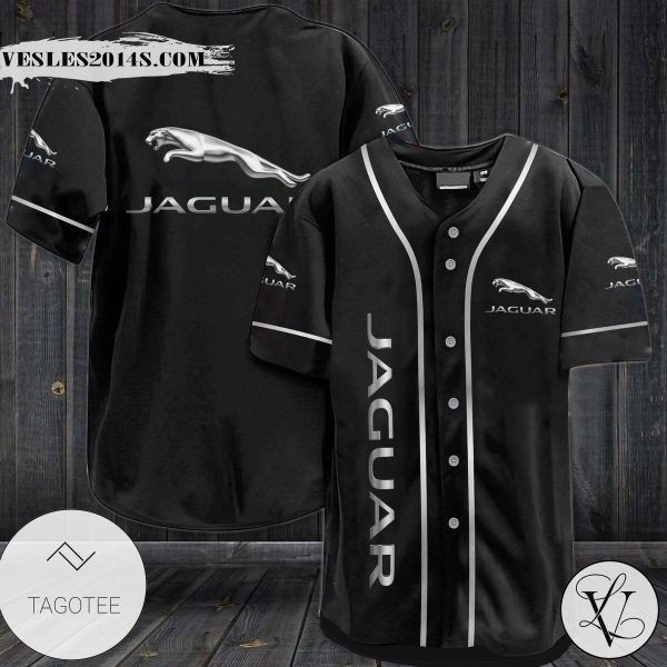 Jaguar Black Baseball Jersey