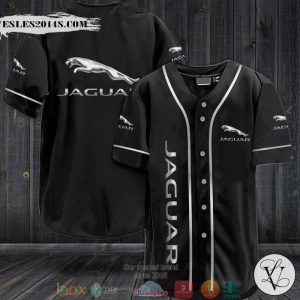Jaguar Black Baseball Jersey