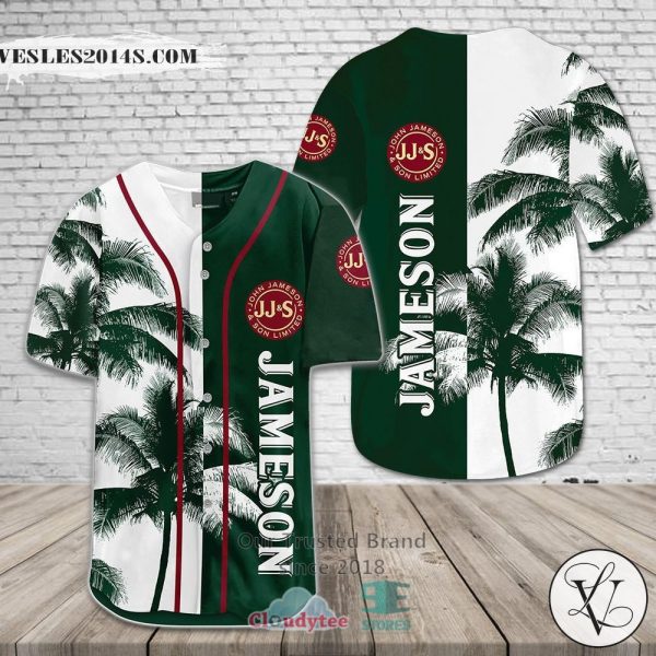 Jameson Coconut Tree Baseball Jersey Shirt