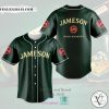 Jameson Irish Whiskey Green Baseball Jersey Shirt