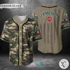 Jameson Irish Whiskey United States Flag green camo Baseball Jersey