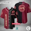 Jameson Irish Whiskey Your Name Black Red Baseball Jersey