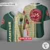 Jameson Irish Whiskey Your Name Green Baseball Jersey
