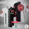 Jameson Irish Whiskey Your Name White Black Baseball Jersey