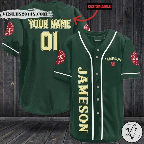 Jameson Personalized Baseball Jersey